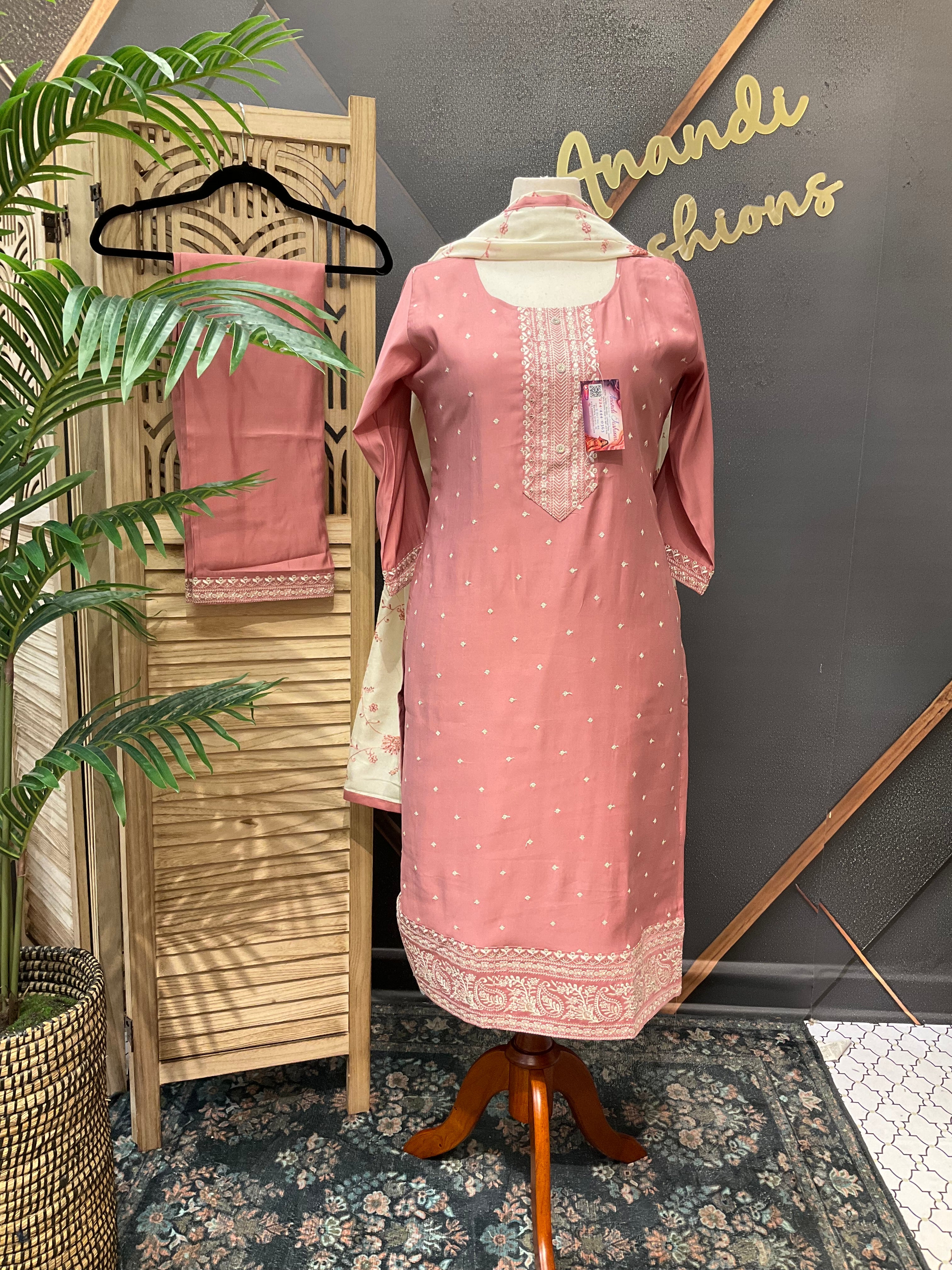 Plus Size Pastel Color - Kurti sets