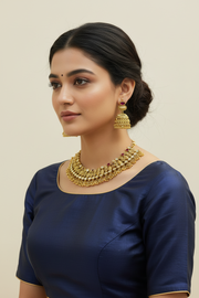 Antique Finish Kundan Necklace set