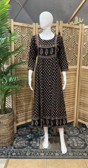 Black Long Kurti