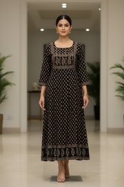 Black Long Kurti