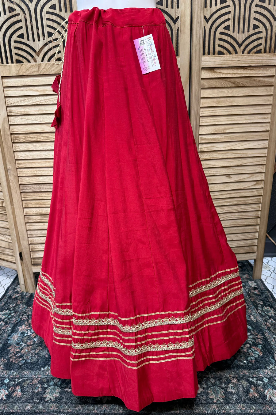 Satin Silk Lehenga Skirt - Party & Wedding Wear
