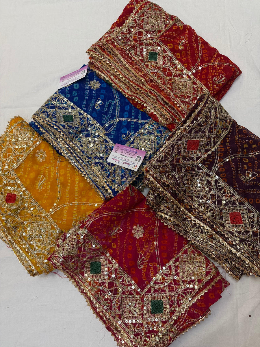 George Bandhani Work Dupattas