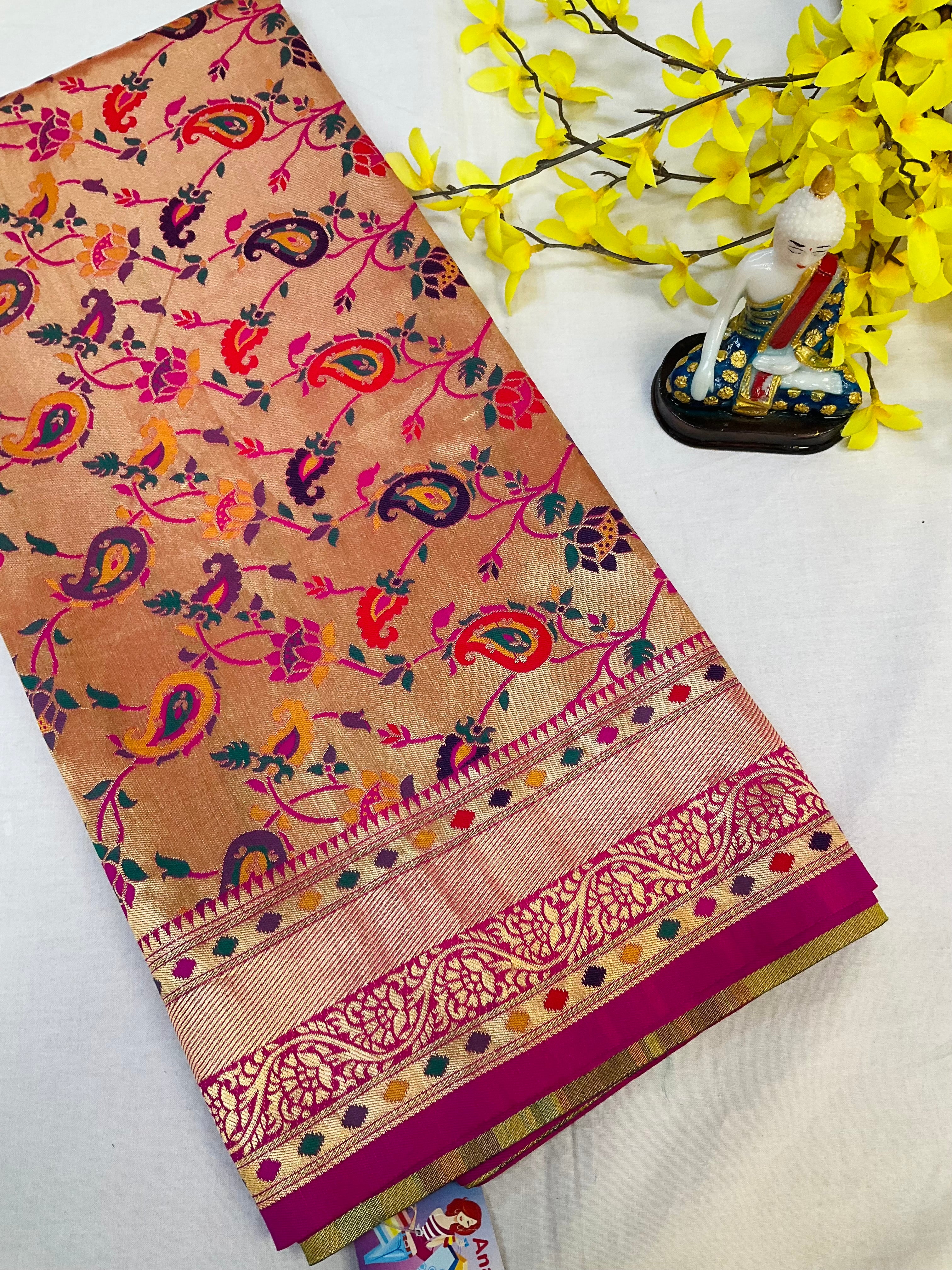 All over Design Paithani Saree
