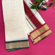 Men’s Silk Dhoti * with Colorful Border