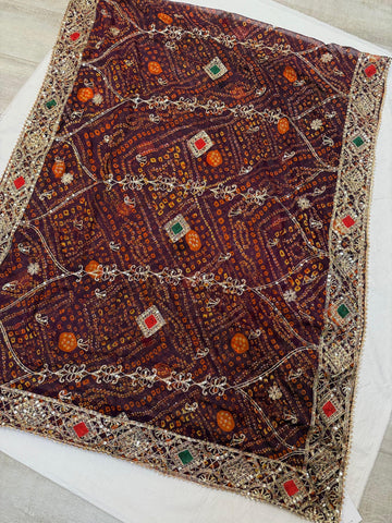 George Bandhani Work Dupattas