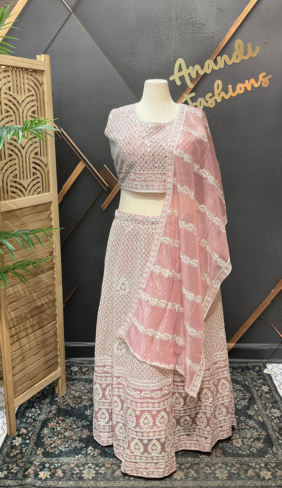Pastel Pink Lehenga set