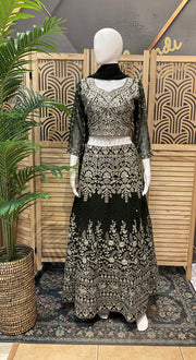 Women’s Georgette Lehenga Set Full Work