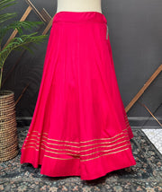 Full Flare Cotton Skirt - Comfortable Ethnic Wear