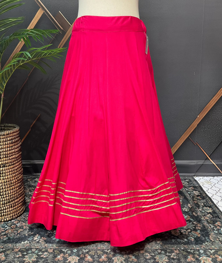 Full Flare Cotton Skirt - Comfortable Ethnic Wear
