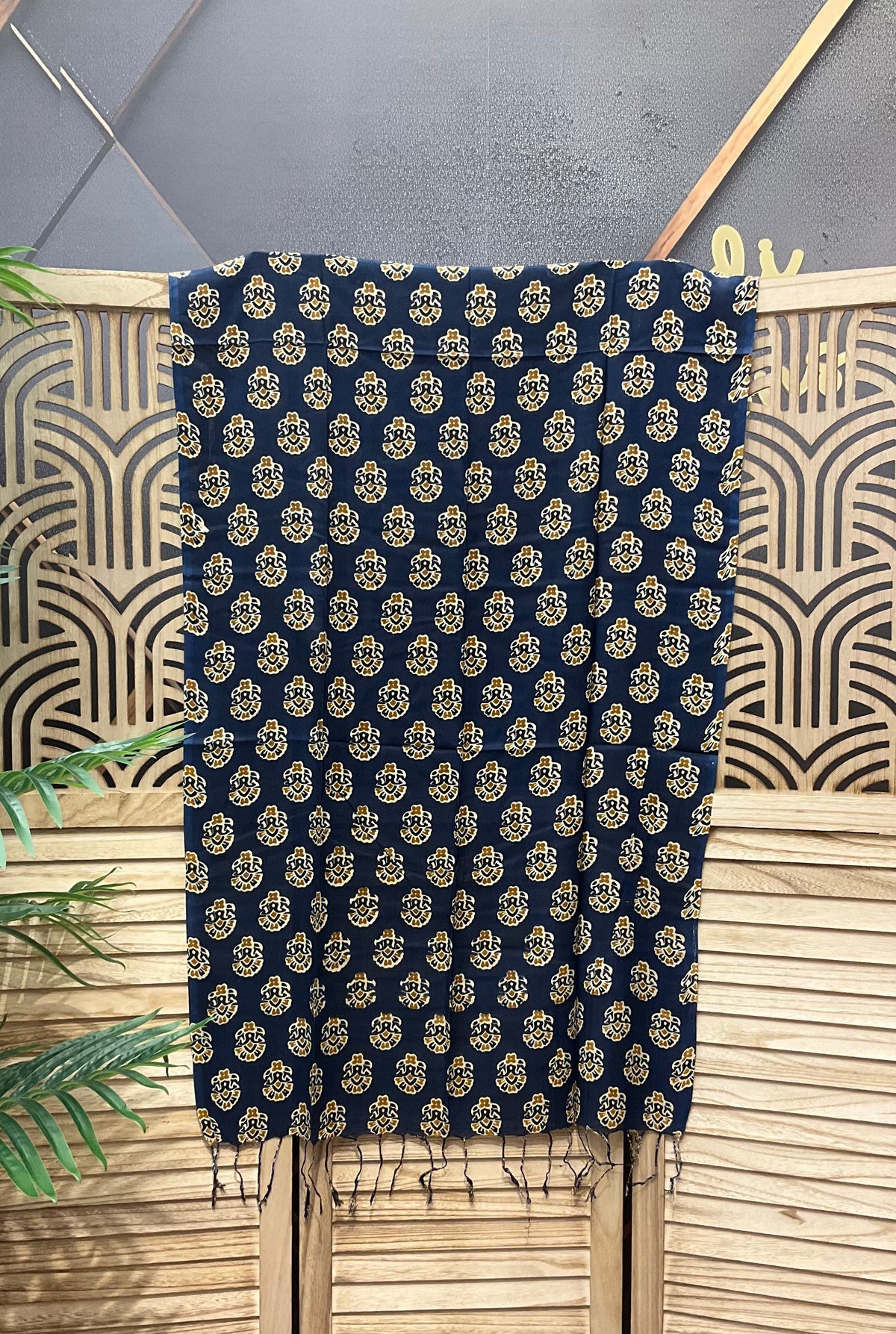 Navy Blue Scarf
