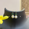 Pearl Hook Style Earrings