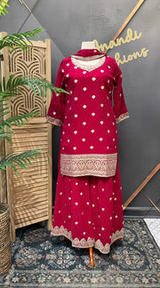 Plus Size /46 Georgette Sharara Set