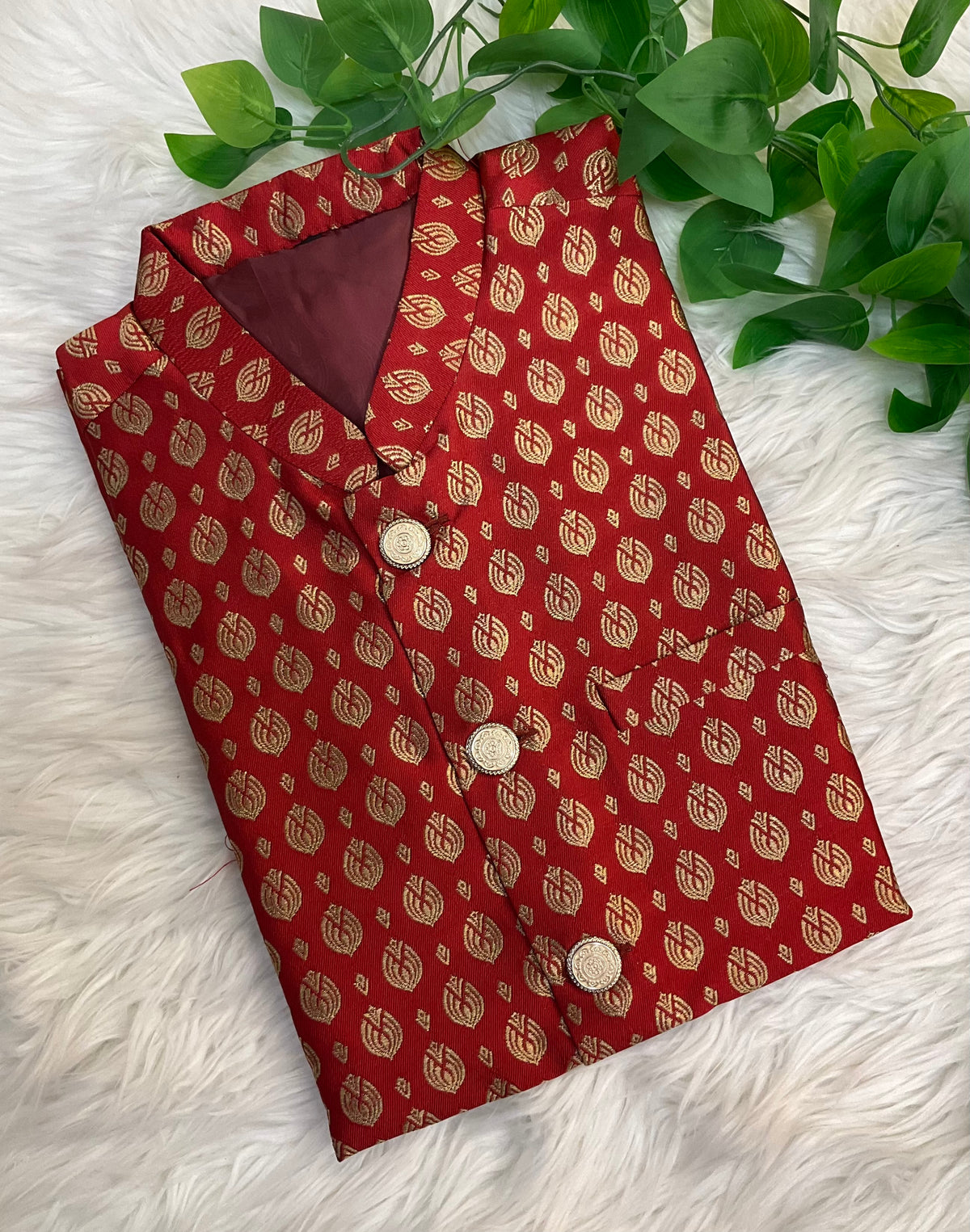 Maroon Mens wear vest