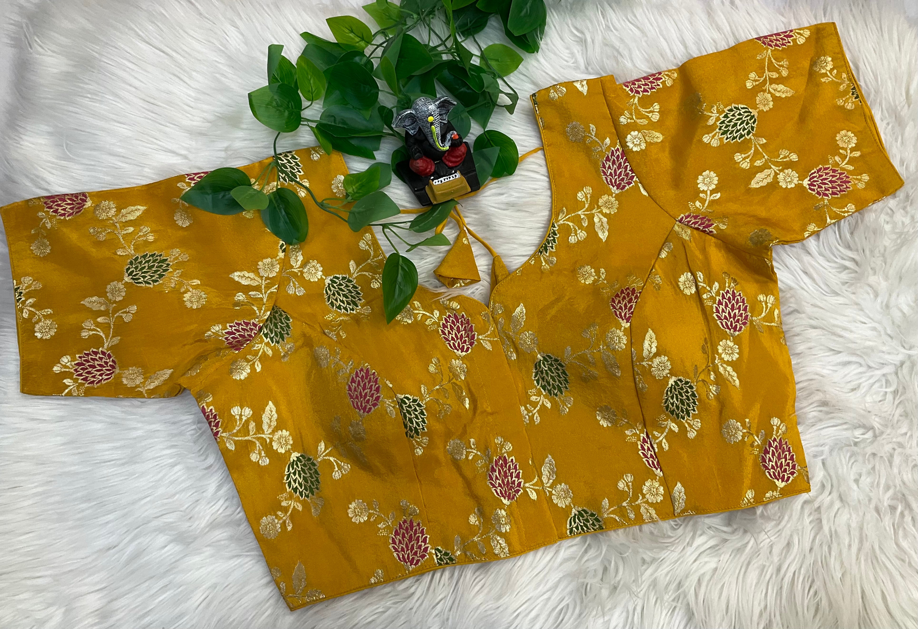 Plus size - Yellow Tissue Blouse