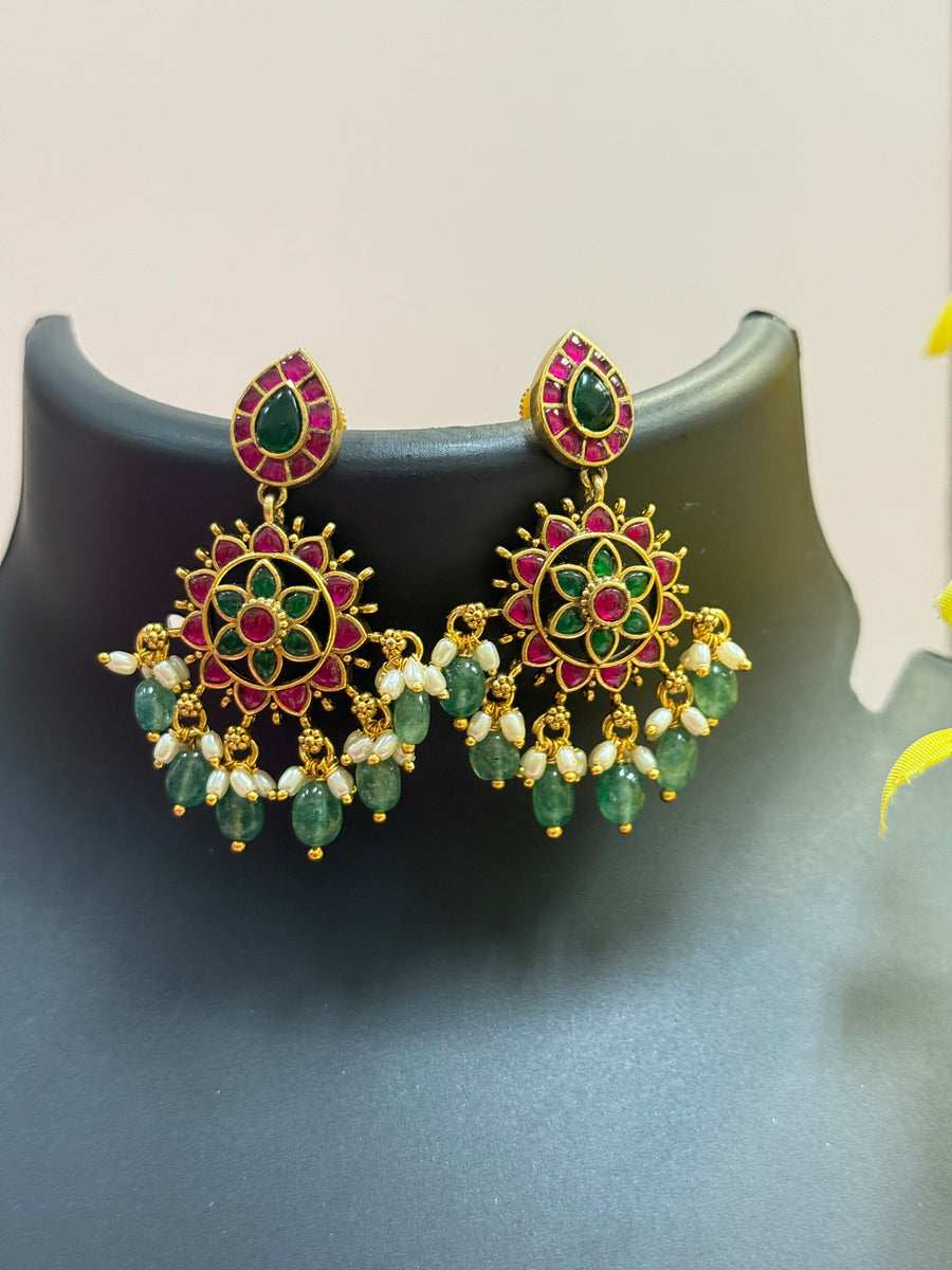 Premium Collections- Jadau Kundan Necklace set