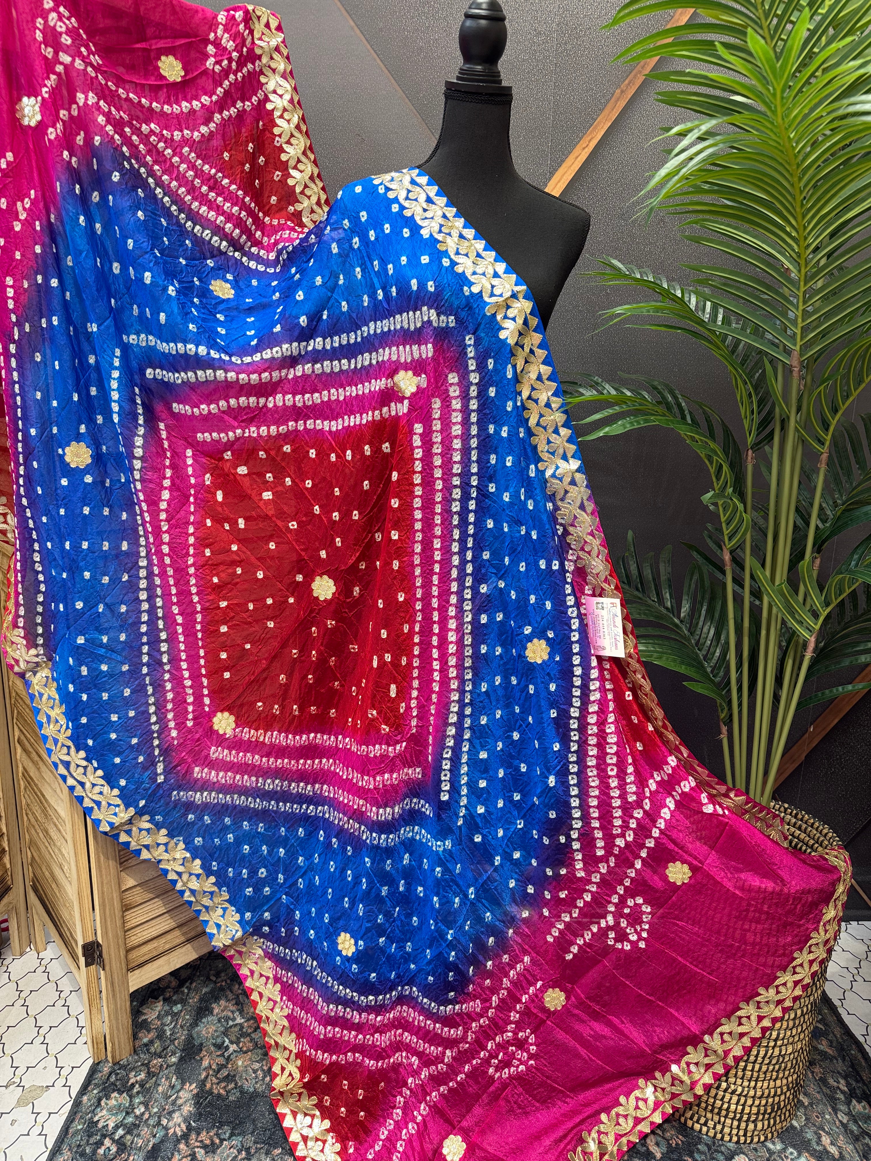 Multicolor Bandhani Dupattas