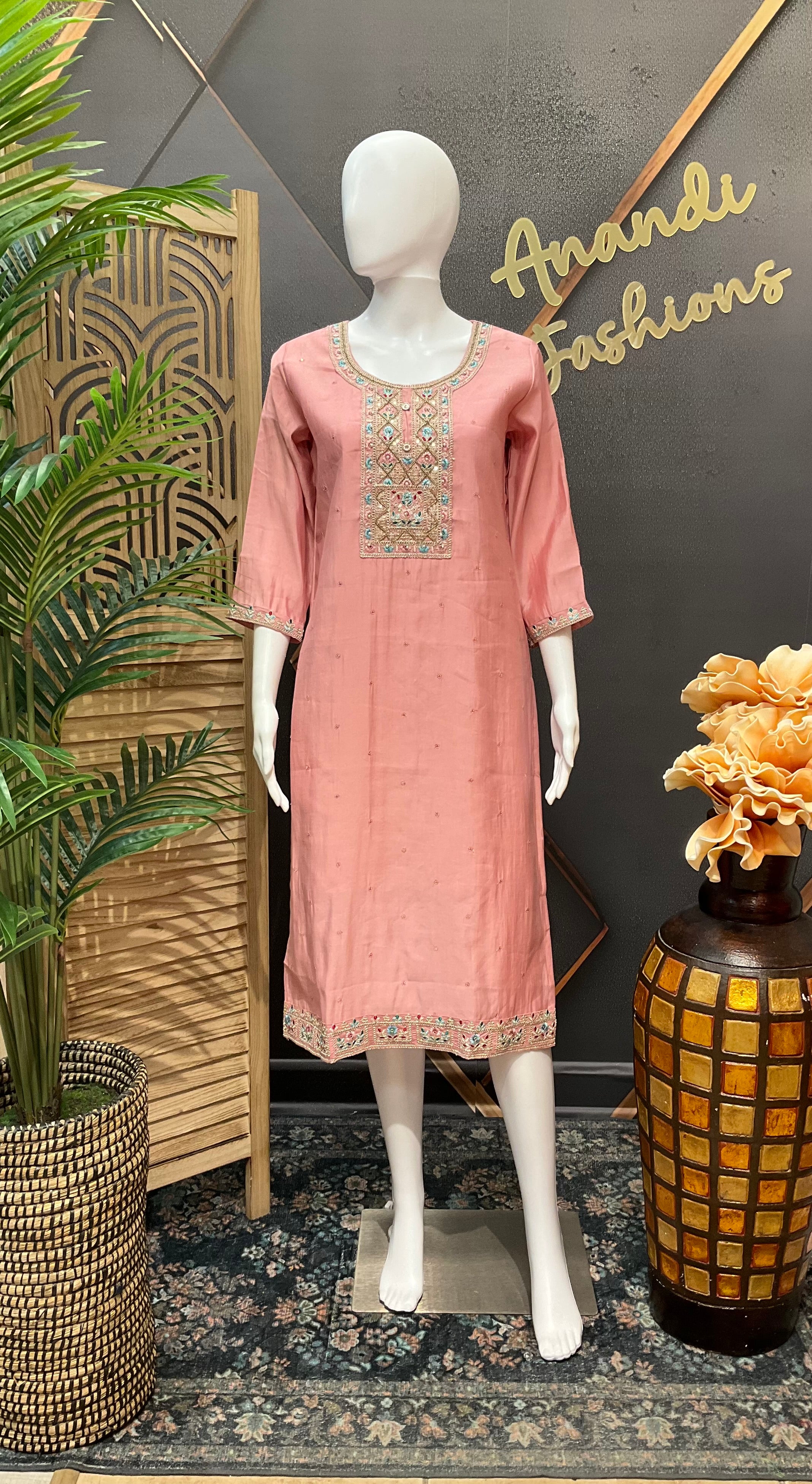 Light pink kurti