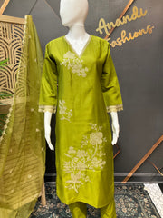 Green Party wear Kurti set
