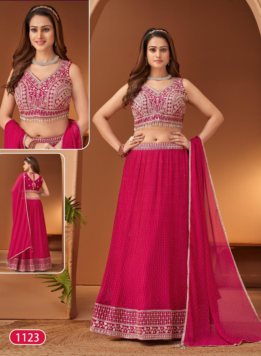 Party Wear Lehenga Choli Set - Wedding & Festive Occasions