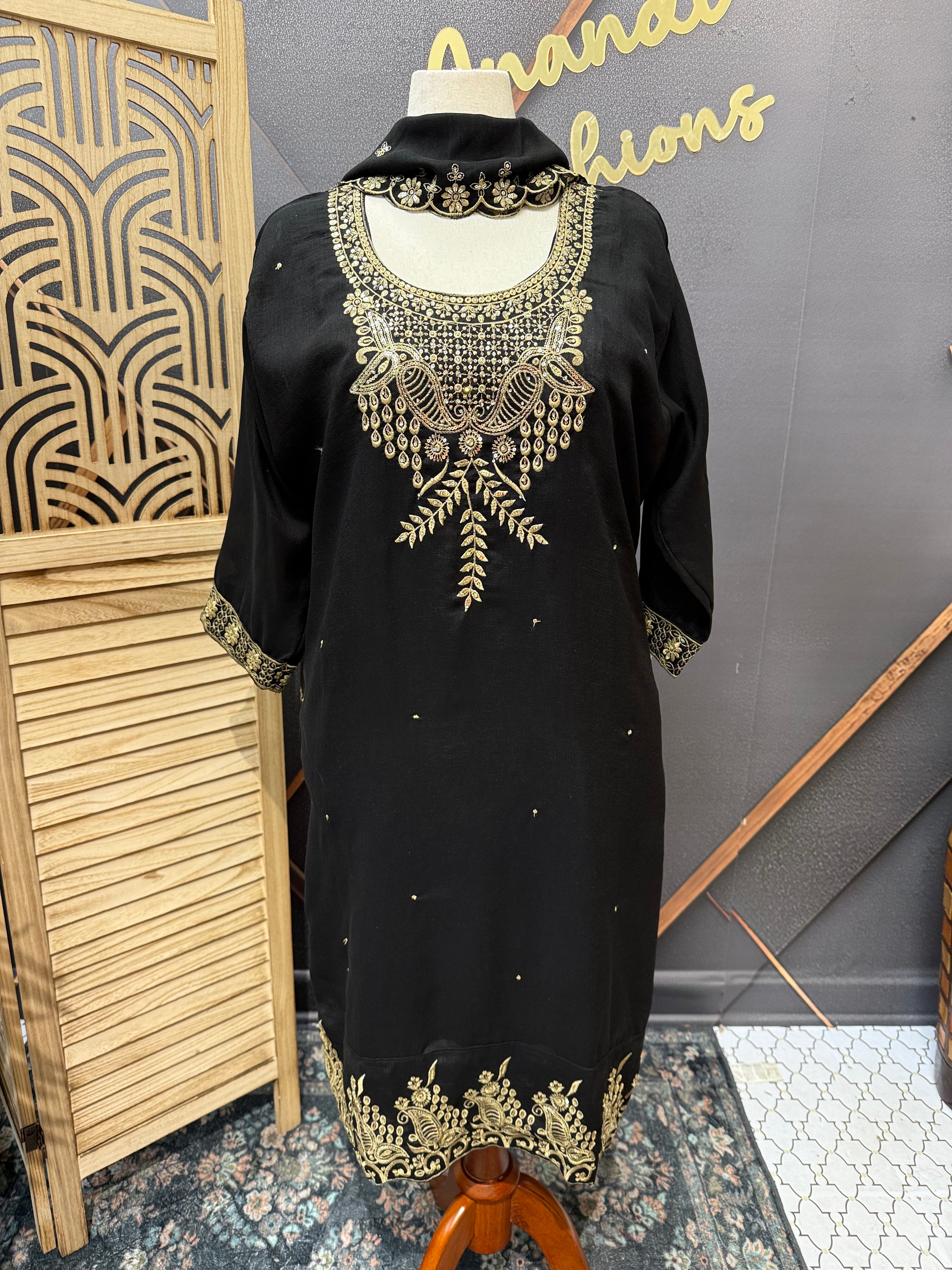 Plus Size - Party Wear Kurti set