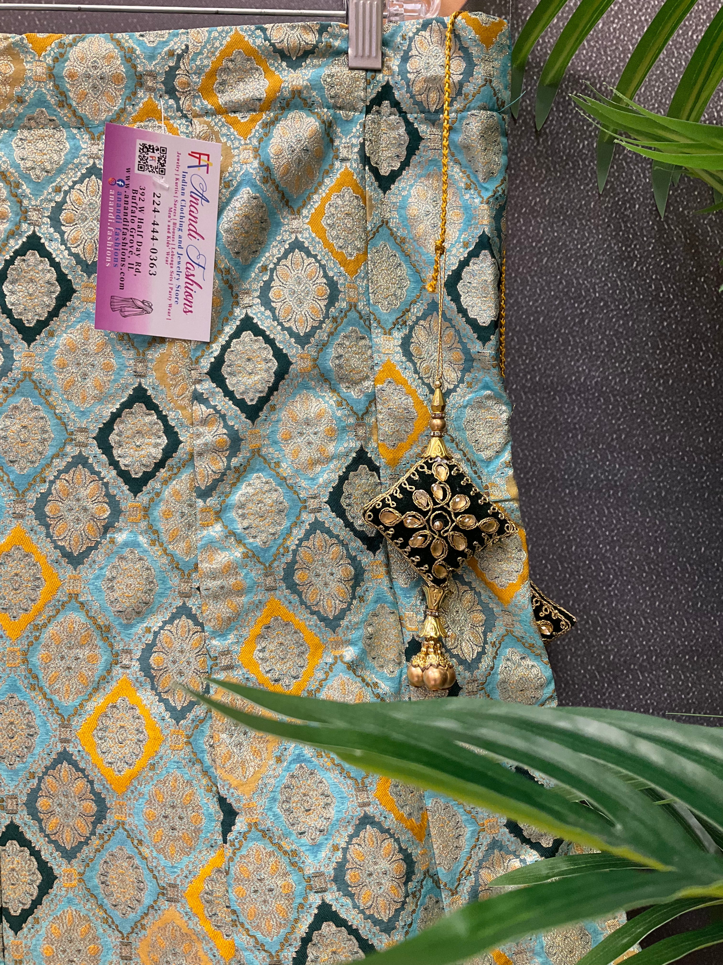 Multicolor - Benarasi skirt/Lehanga