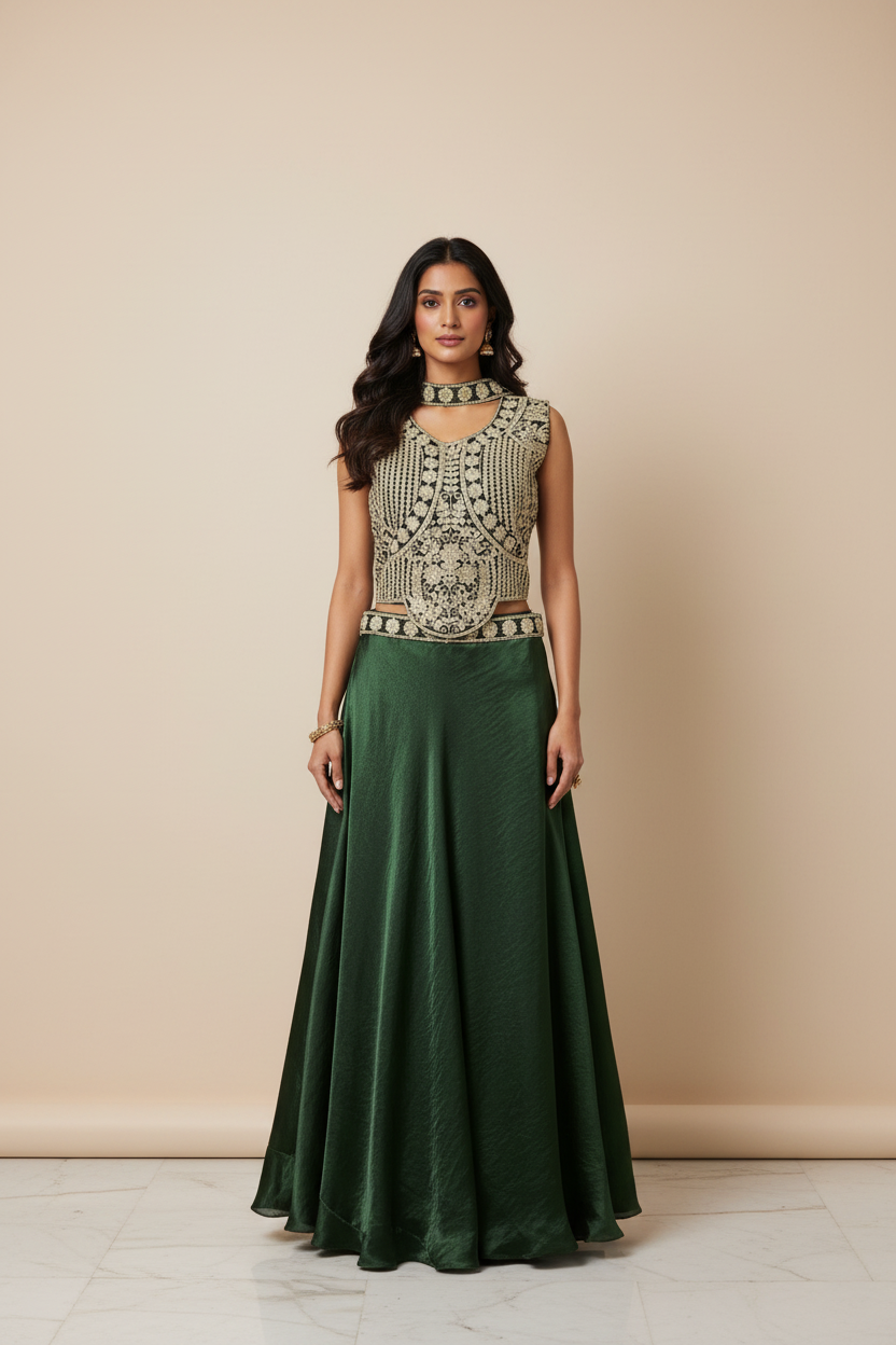 Colorful Fancy Lehenga Set