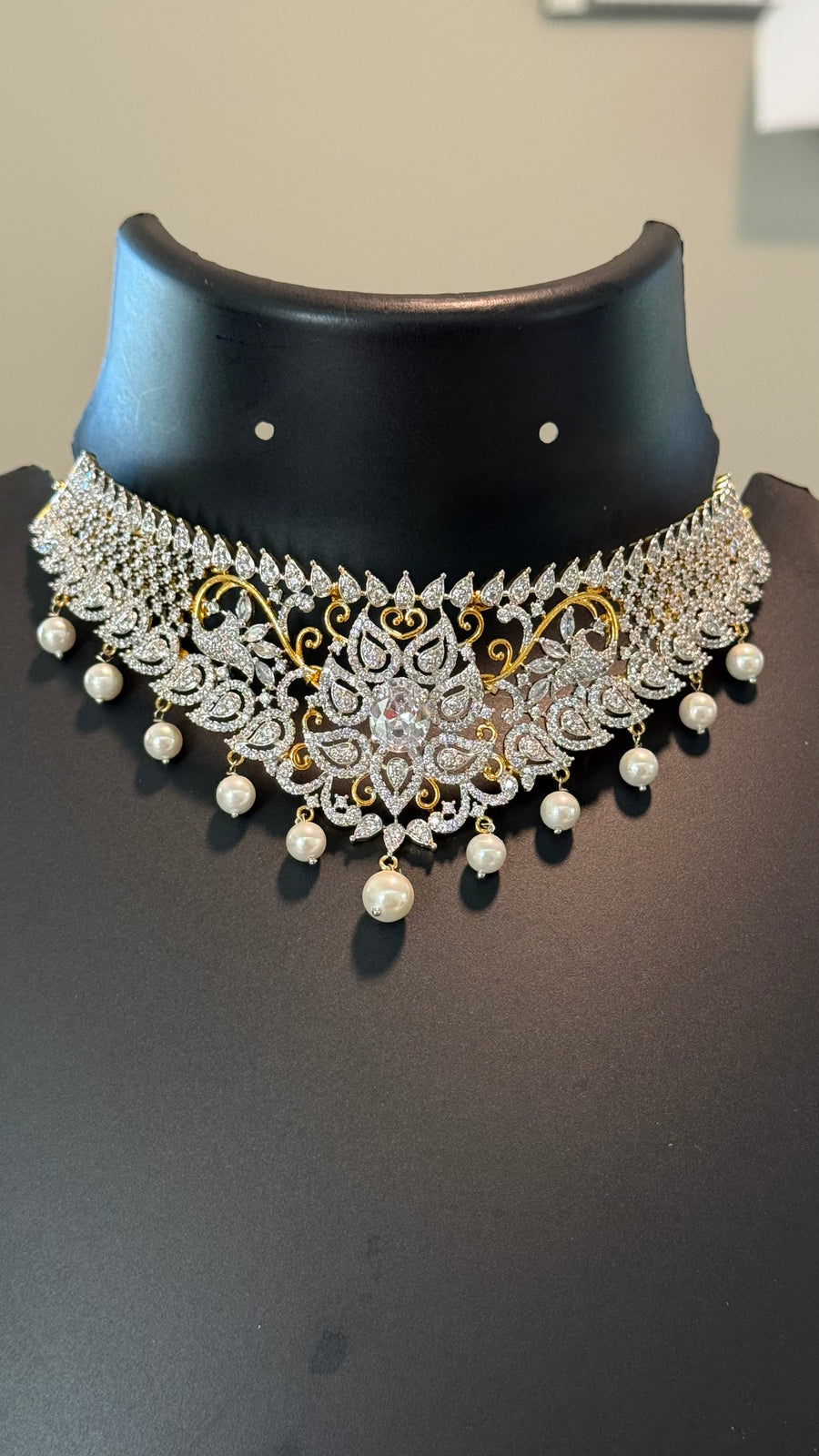 Beautiful CZ Choker set