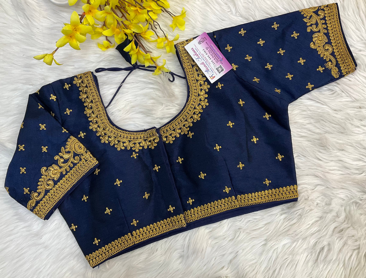 Size 40-Front Opening Work Blouse
