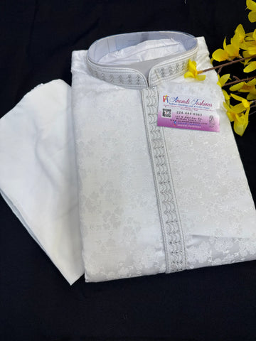 Premium quality- White Mens wear Kurta set