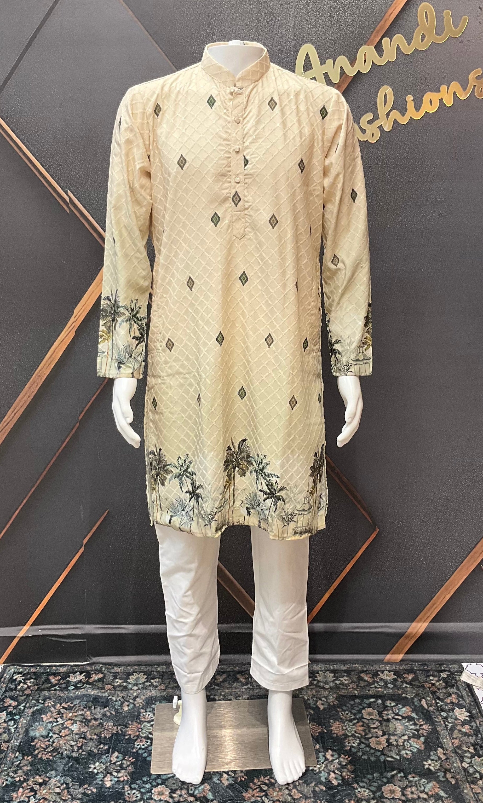 Embroidery Work Mens kurta set