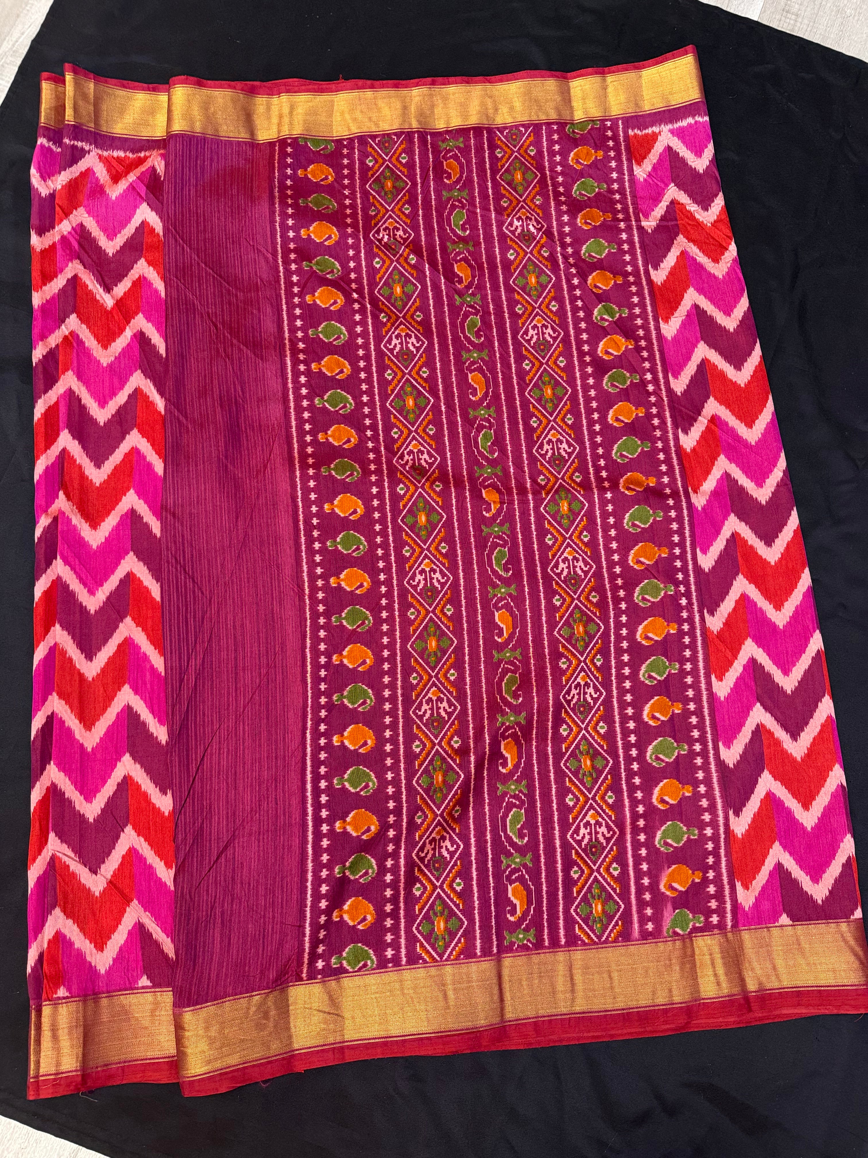 Fancy Silk - Multicolor Saree