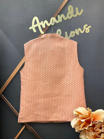 Peach Color Mens Wear vest