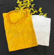 Men’s wear - Pure cotton Yellow Kurta Pajama sets