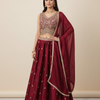 Size 42 - Satin Silk Party Wear Lehenga sets