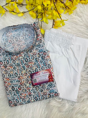 Mens Printed kurta set