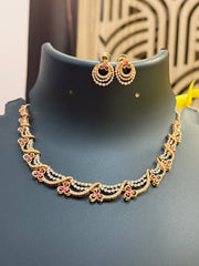Rose Gold Necklace Set