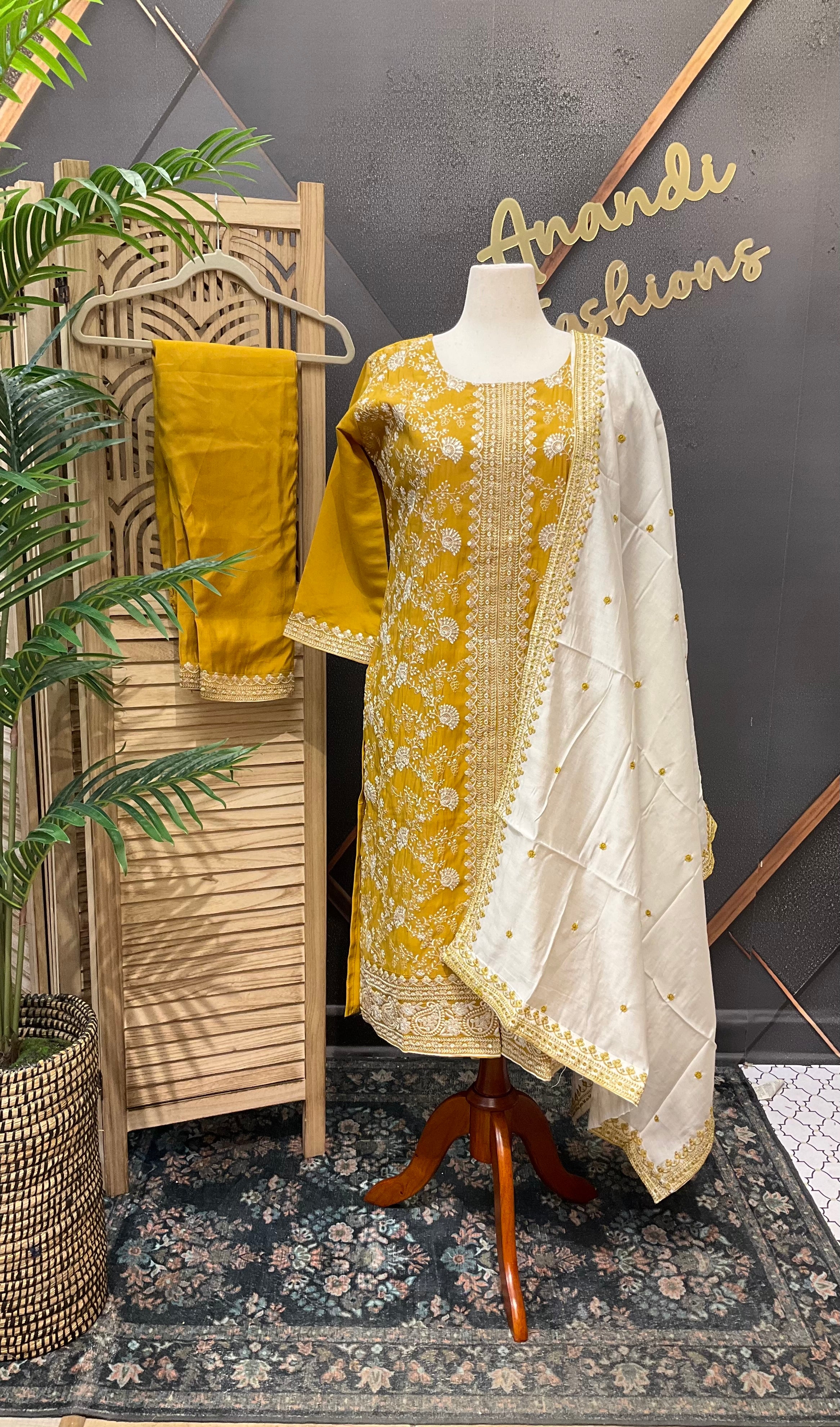 Party Wear Embroidery Work Kurti sets