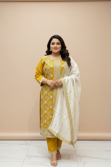 Party Wear Embroidery Work Kurti sets