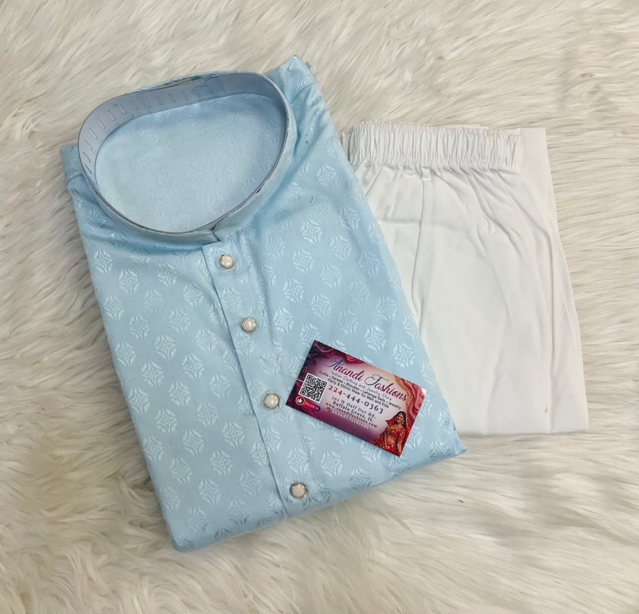 Light Blue Mens kurta set