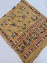 Garba Special- Navratri Pure Cotton Dupattas with thread Work.