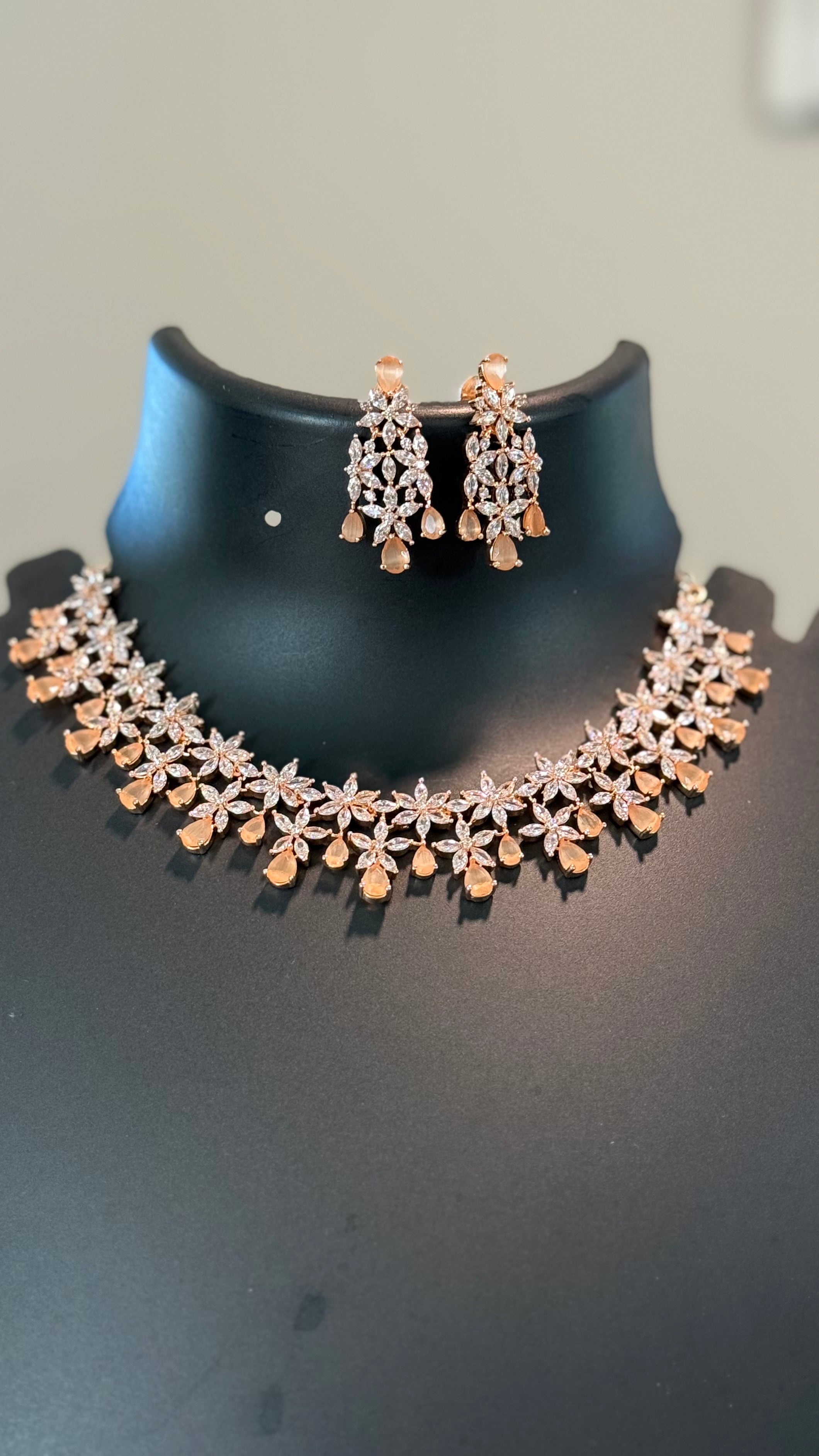 Rose Gold Necklace set