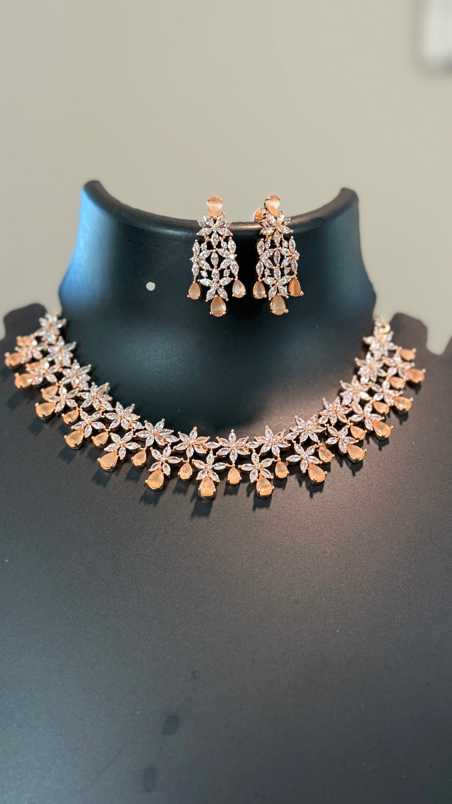 Rose Gold Necklace set