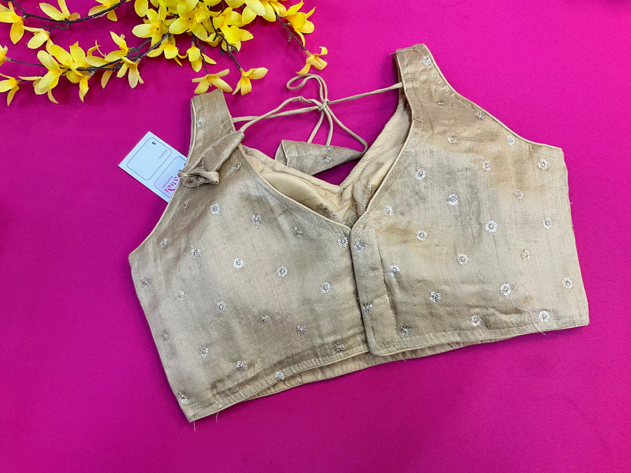 Gold Tissue Blouse