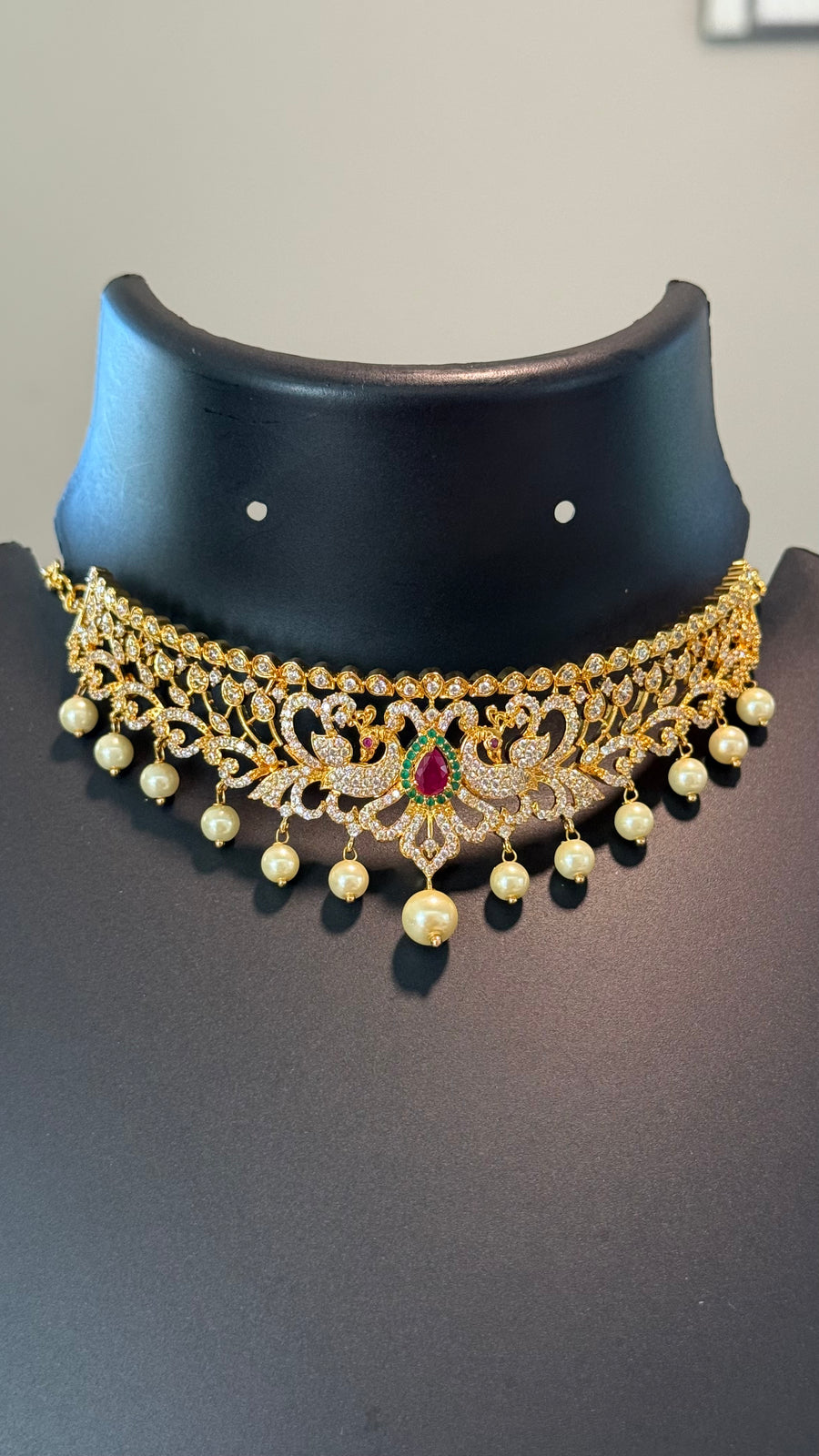 Gold Finish Choker set