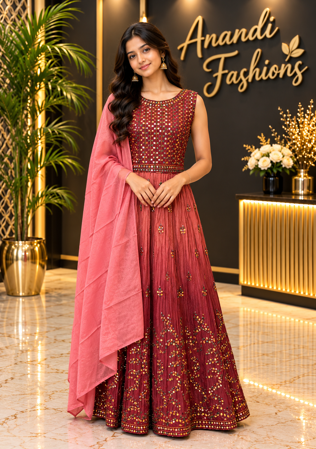 Teenage Girls’’ Onion Pink Nyra Cut Suit
