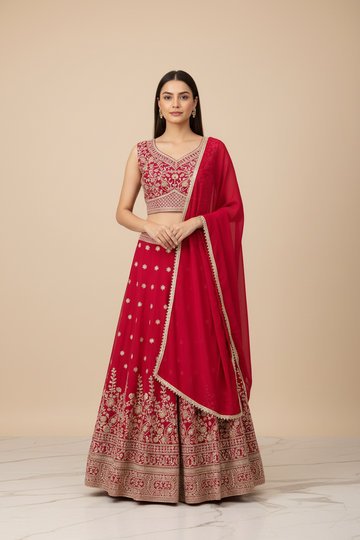 Georgette Lehenga sets - Size 40