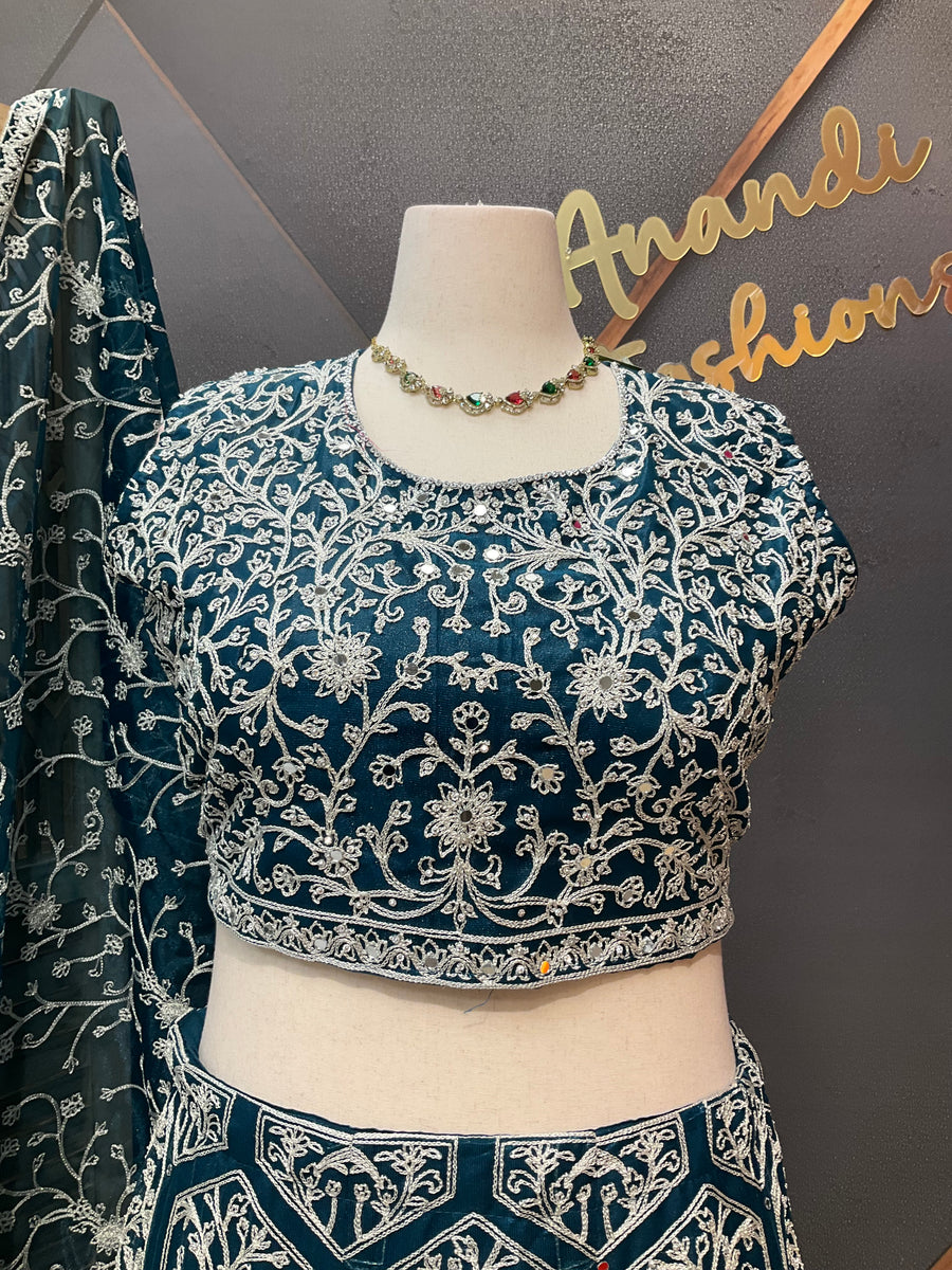 Plus size Heavy Work lehanga set
