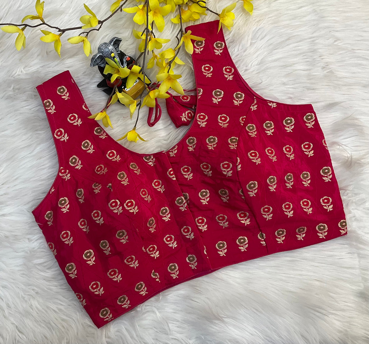 Front Opening - Crape Silk Blouses