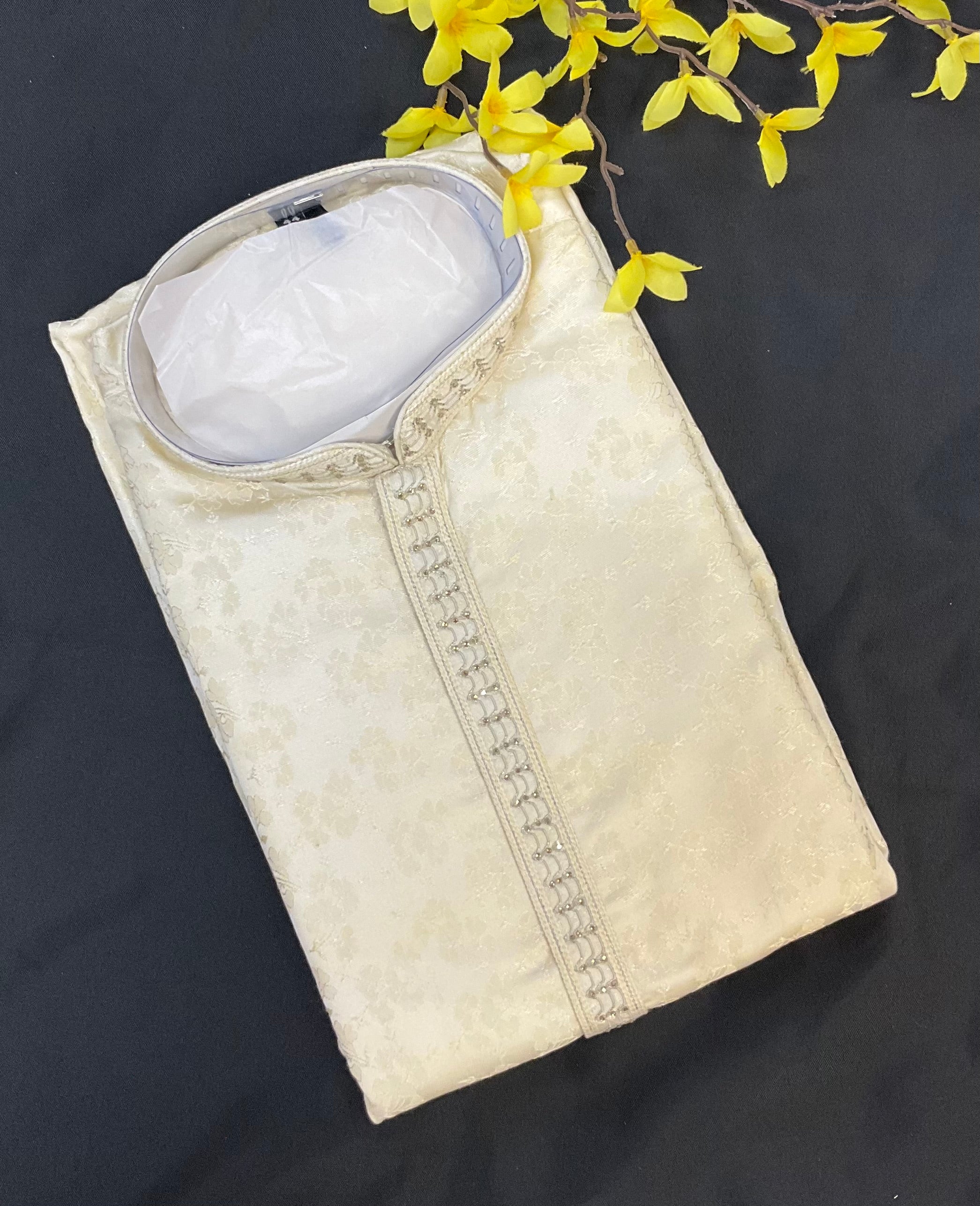 Rich Cream Color - Party Wear Men’s wear set