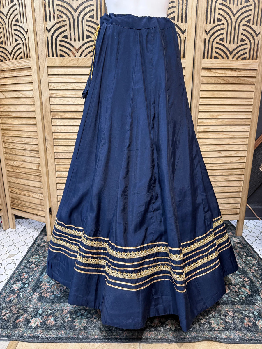 Garba Special Satin Silk Skirt - Navratri Dance Wear